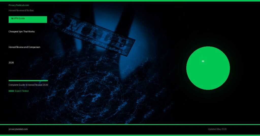Cheapest Vpn That Works: Honest Review and Comparison 2026